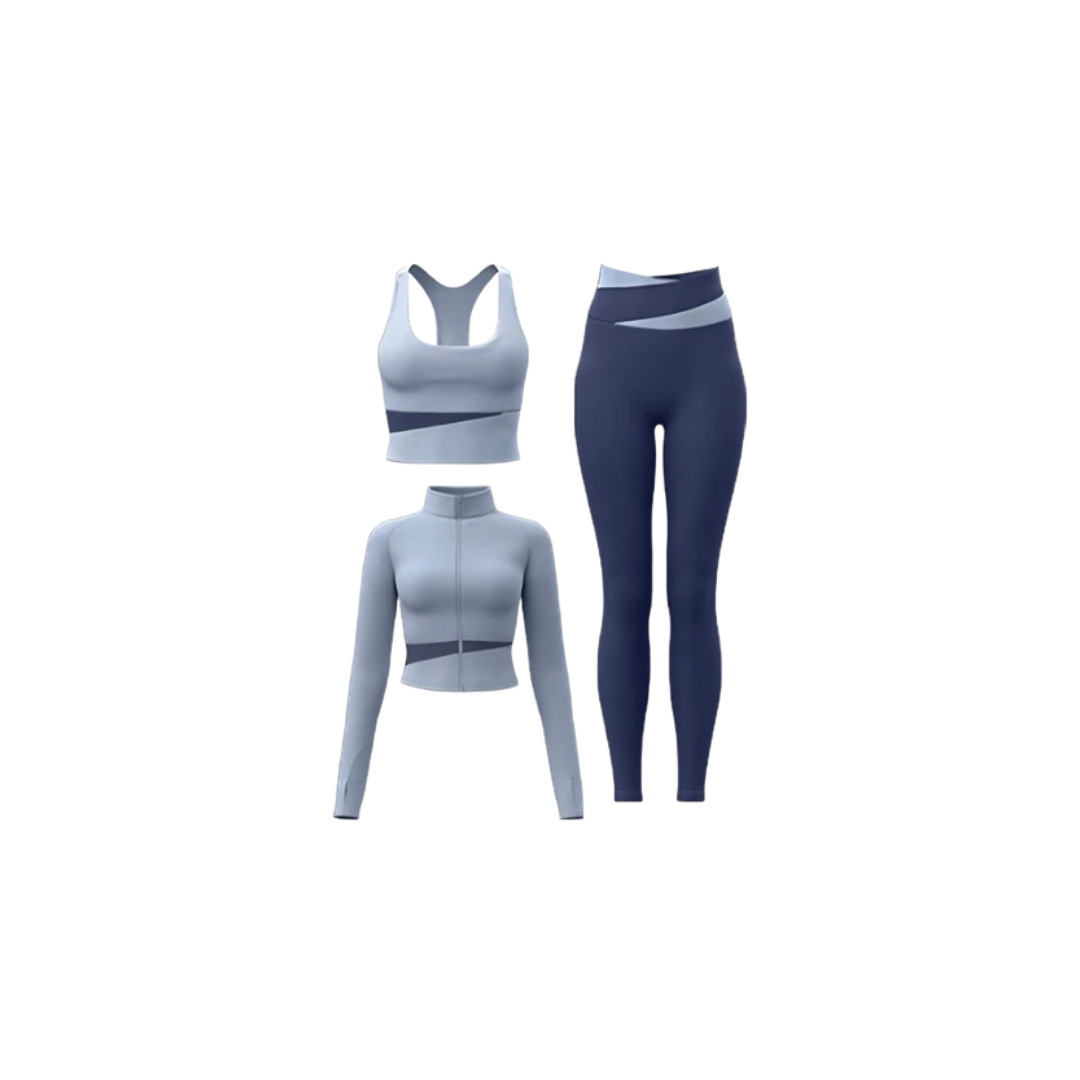 Women's Three-Piece Activewear Set